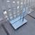 Vintage Ronald Schmitt? Chrome Glass Cantilevered Accent Table 4 thumbnail