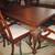 Broyhill large extending dining table with 10 chairs 1 thumbnail