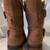UGG Niels II Brown Suede Moto Biker Boot Water Resistant Women’s 9 109 5 thumbnail