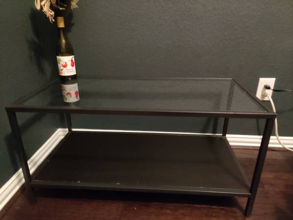 Ikea Glass table 1