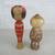 Japanese Pair Of Kokeshi Vintage Wooden Hand Crafted Dolls Signed 1 thumbnail