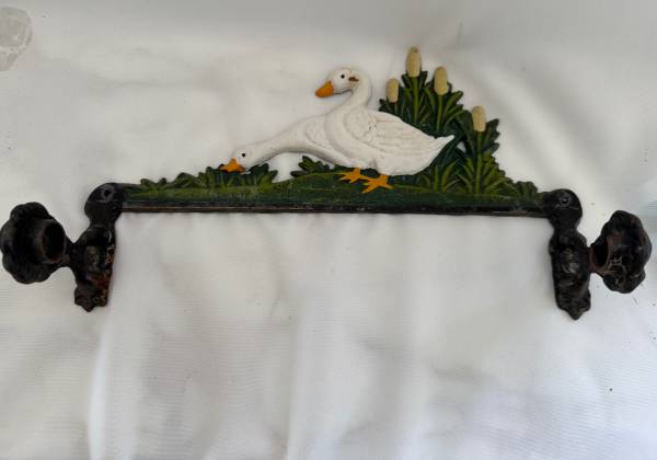 Cast Iron Paper Towel Rack 1