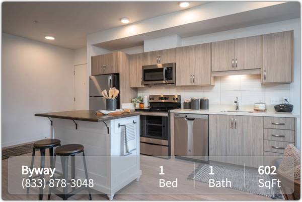 $1,524 / 1br - 602ft2 - Ready to lease! Beautifully designed 1 bed 1 bath apartment (Wood Village - 5 minute drive from 1,000 Acre Dog Park)63820882482561121