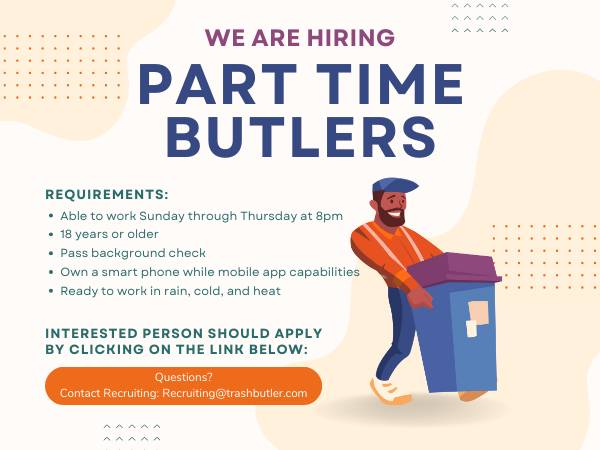 💲Part-Time Doorstep Trash Gig - Earn up to $1,200/month! 💲 1