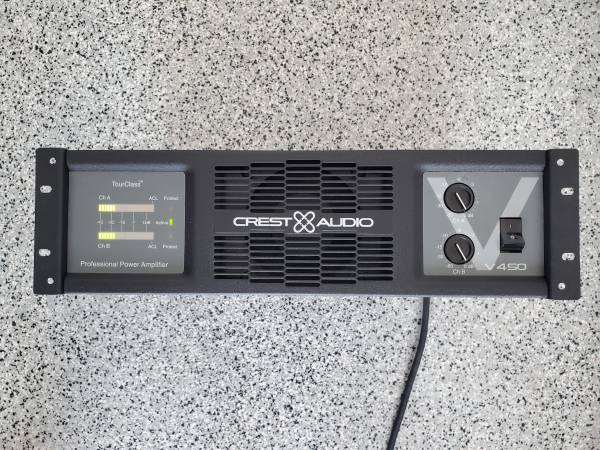 Crest V450 Power Amplifier/ Very Nice 1