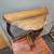 Vintage Wood Half Table 3 thumbnail