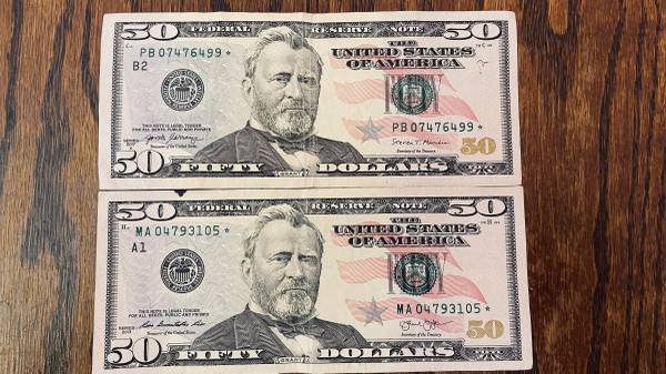 Star Notes (*) $200.00 CASH 1