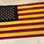 American Flag, Tea Stained/ Handmade in India 1 thumbnail
