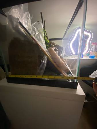 Reptile tank with additionals - $145 (Racine)63812569081603123