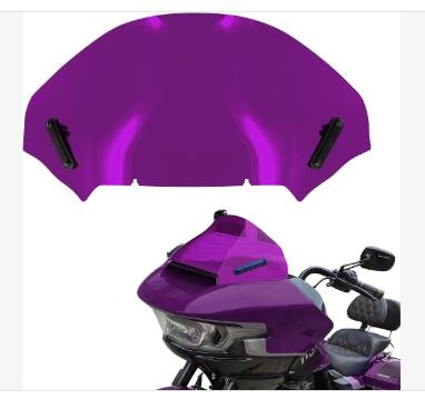 Motorcycle Windshield Windscreen Wind Splitter Harley Road Glide FLTRX 1