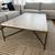 Restoration Hardware Thaddeus Marble Coffee Table Italian Carrara Marb 1 thumbnail