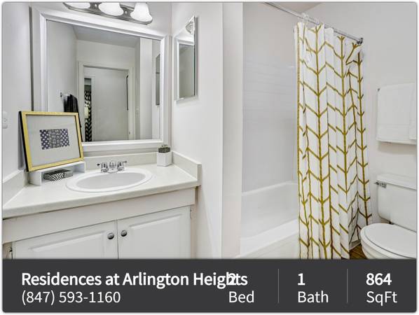 $1,855 / 2br - 864ft2 - Live the life you deserve! Luxury 2 bed 1 bath at Residences at Arling (Arlington Heights)63918412291587120