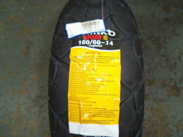 SHINKO SR568 REAR 160/60/14 NEW 1