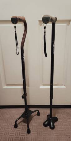 Hugo Adjustable Mobility Quad Cane 1