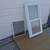 Double hung White Bathroom privacy frosted glass tilt locking 25" X 48" New 8 thumbnail