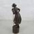 Vintage Art Deco Woman Geese Shepherd Metal Sculpture 11" Tall 7 thumbnail