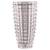 Heavey Eye Catching Textured Tall Crystal Vase 11.5” 5 thumbnail