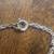 Estate Mid Century A&Z Sterling Rhinestone Floral Chain+ Fixed Pendant 4 thumbnail