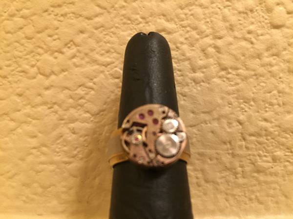 Handcrafted Steam Punk Ring 1