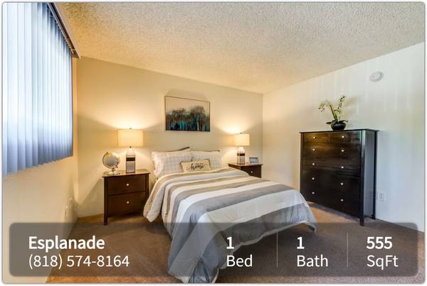 $1,764 / 1br - 555ft2 - LEASE TODAY, GET 2 WEEKS FREE! 1Bed +1 Bath -Lake Balboa (Van Nuys - Lake Balboa)63840112600065121