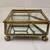 /// VTG ETCHED GLASS BRASS TRINKET BOX \\\ 5 thumbnail