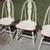 Antique 1950's  Drop leaf table with 4 chairs,   Drop leaf table 6 thumbnail