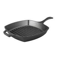 LODGE SQUARE GRILL PAN RIBBED  10.5'' 1