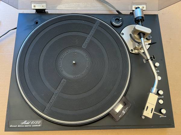 MARANTZ 6150 DIRECT DRIVE TURNTABLE Tested Works Needs Rubber Feet Attached 1