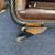 Old Hickory Tannery Dark Brown Leather Loveseat – Ornate Carved Wood 8 thumbnail