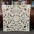 White Square Wood Carved (India) 24" 5 thumbnail