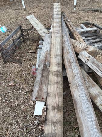 2 inch treated boards, used 1