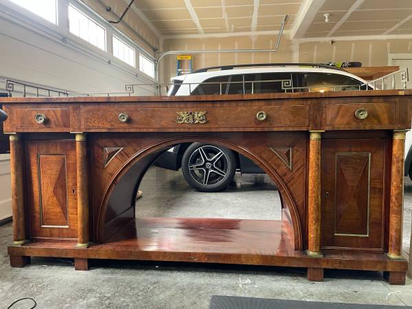 Large Mahogany Napolean Sideboard 1
