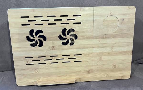 HANKEY Soporte de bambú grande plegable para portátil y escritorio - $10 (Highland Park)63471429548929122