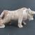 Bull Charging Pink Marble Onyx Hand Crafted Statue 11 3/4" Length 6 thumbnail