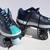Vtg Retro NIKE Beachcomber Derby Iridescent Glitter Blue Roller Skates 1 thumbnail