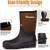NEW SZ 10 Men Mid-Calf Waterproof Insulated Rubber Boots 6mm Neoprene 3 thumbnail