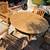 Round Teak Table 51” With 4 Teak Chairs (made By Country Casual Of England)  L 2 thumbnail