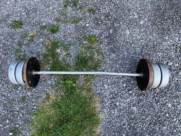 Weight Bar with Weights - $60 (Carthage)63442202533635120