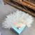 Vintage ostrich feather hand fan 1 thumbnail
