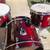 Ludwig drum set classic maple 22,16,14,12 cherry stain 3 thumbnail