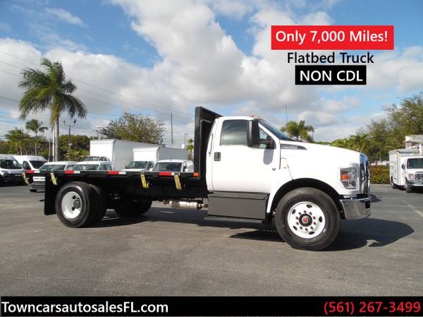2024 Ford F650 FLATBED TRUCK Work Truck Stake Flat bed Truck 1