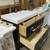 32.5"W Floating Dark Gray Bathroom Vanity White Quartz Top Used 6 thumbnail