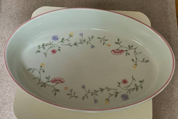 Oval Baking Dish - Summer Chintz 1