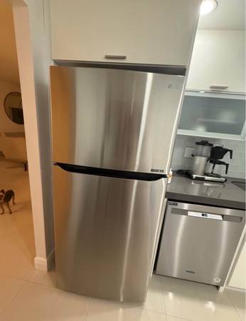 LG Stainless Steel Refrigerator – Top Freezer Model 1