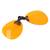 New: BRADDELL OPTICS Anti UV Amber Flip Up Clip On Glasses - (Hend.) 4 thumbnail