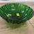 Vintage Anchor Hocking dark emerald green hobnail glass footed Bowl 1 thumbnail