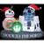 Star Wars Christmas Inflatable R2-D2 & BB-8 Droids – 5 Ft Yard Decor 5 thumbnail