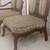 Art Navaeu hardwood velvet antique chairs 4 thumbnail
