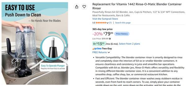 New! Blender, Jars, Containers, Cups & Pitchers Cleaner 1
