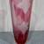 Vtg. Canberry Etched & Footed Glass Vase 10 3/4" Tall 2 thumbnail